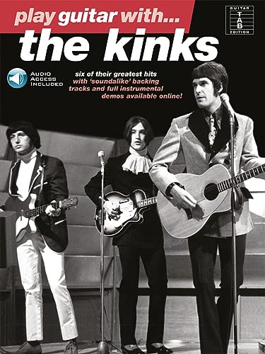 Couverture de Play Guitar With... The Kinks Tab Book/Cd