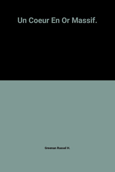 Un Coeur en or massif