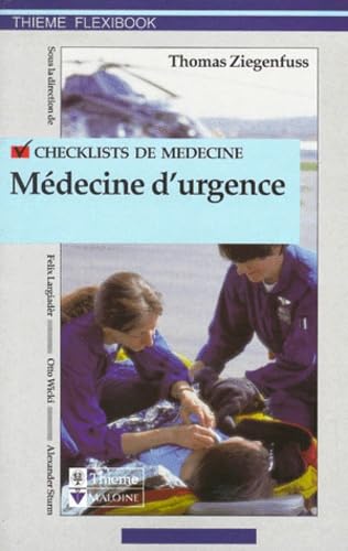 Couverture de Checklists : médecine d'urgence