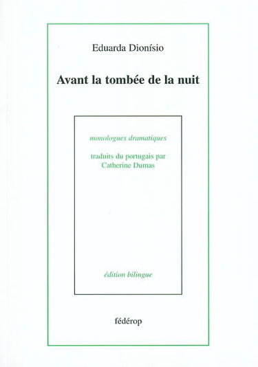 Avant la tombée de la nuit