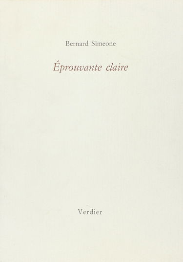 Eprouvante claire