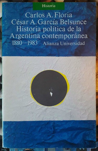Couverture de Historia politica de la Argentina contemporanea (1880-1983)