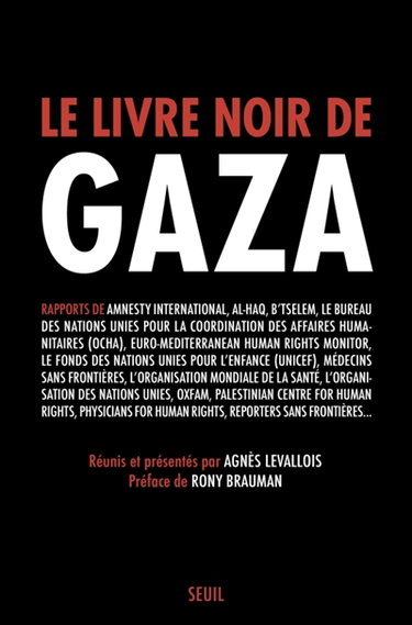 Couverture de Le livre noir de Gaza