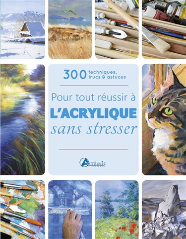 Pour tout réussir à l'acrylique sans stresser : 300 techniques, trucs & astuces