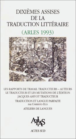 Dixièmes assises de la traduction littéraire