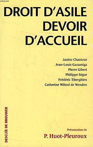 Droit d'asile, devoir d'accueil : VIIIe colloque, Lourdes, 16-19 novembre 1994