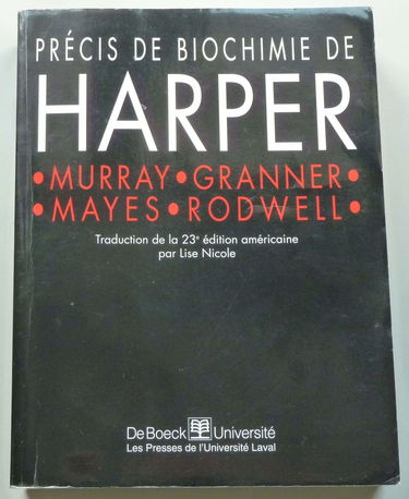 Précis de biochimie de Harper