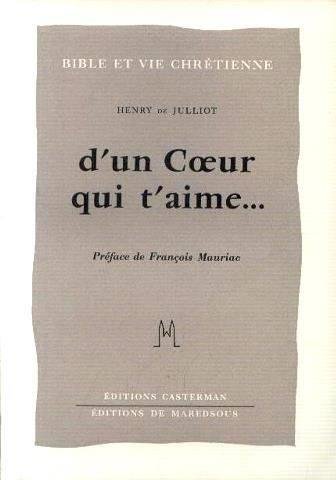 Couverture de D'un coeur qui t'aime : Par Henry de Julliot