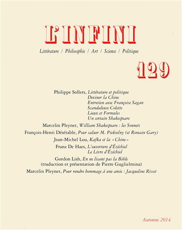 Infini (L'), n° 129