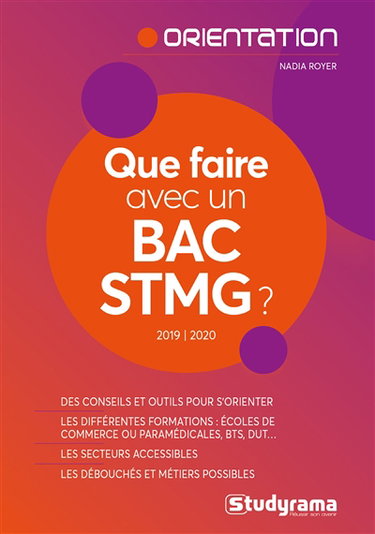 Que faire avec un bac STMG ? : 2019-2020