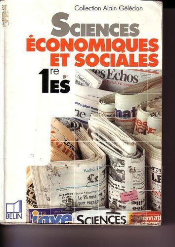 Sciences économiques et sociales 1re ES