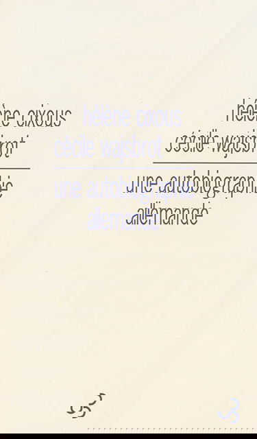 Une autobiographie allemande