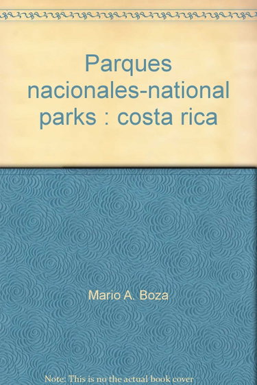 Couverture de Parques nacionales-national parks : costa rica