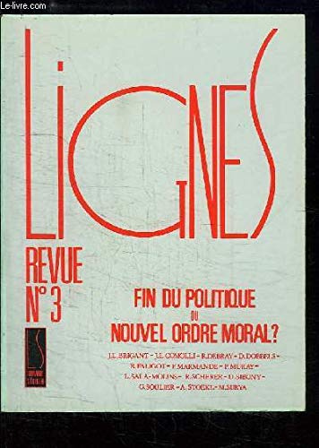 Couverture de Revue lignes n3