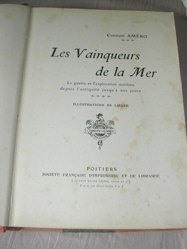 Couverture de Les Vainqueurs de la mer. La guerre et l'exploration maritime depuis l'antiquité jusqu'à nos jours
