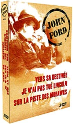 Couverture de Coffret John Ford 3 DVD : Vers sa destinée / Sur la piste des Mohawks / Je n'ai pas tué Lincoln
