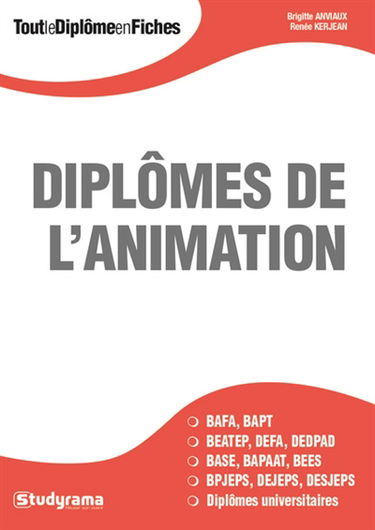 Diplômes de l'animation