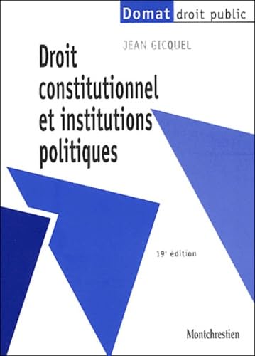 Droit constitutionnel et institutions politiques
