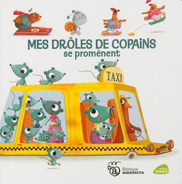 Couverture de Mes drôles de copains se promènent par Sylvie Misslin