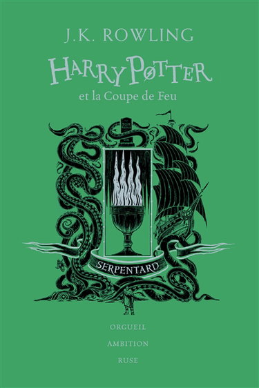 Couverture de Harry Potter. Vol. 4. Harry Potter et la coupe de feu : Serpentard : orgueil, ambition, ruse