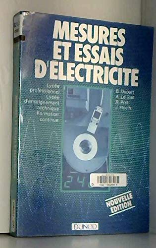 Mesures Et Essais D'Electricite Nt
