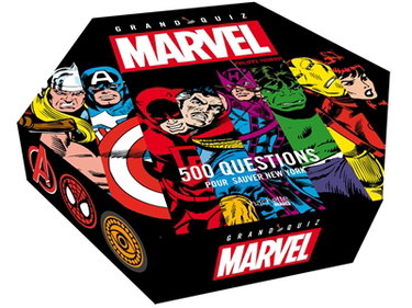 Couverture de Grand quiz Marvel : 500 questions pour sauver New York par Philippe Touboul