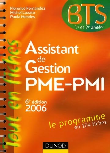 Assistant de gestion PME-PMI: Edition 2006