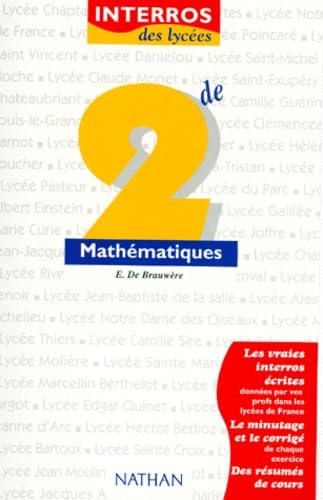 Mathématiques 2e