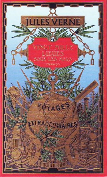 Couverture de Vingt mille lieues sous les mers. par Jules Verne