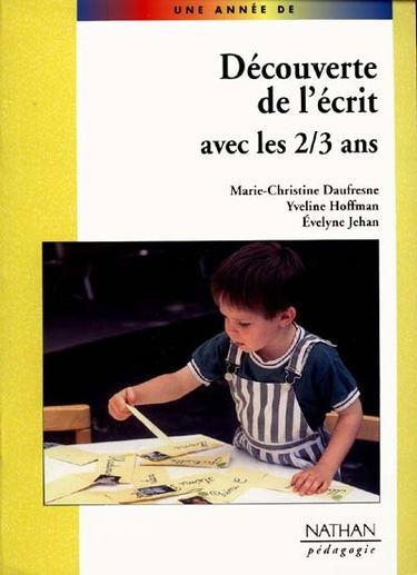 Découverte de l'écrit avec les 2-3 ans