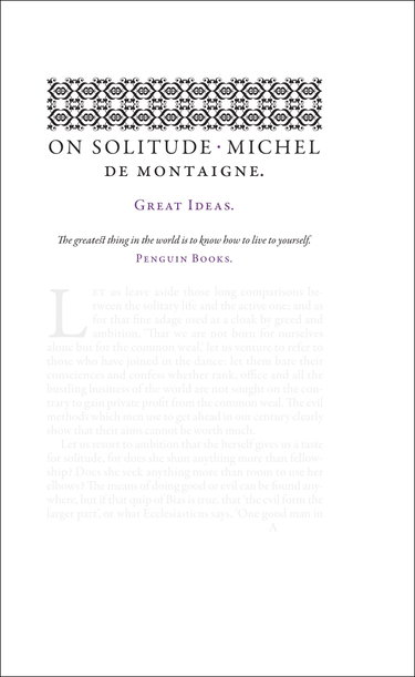 Couverture de On Solitude