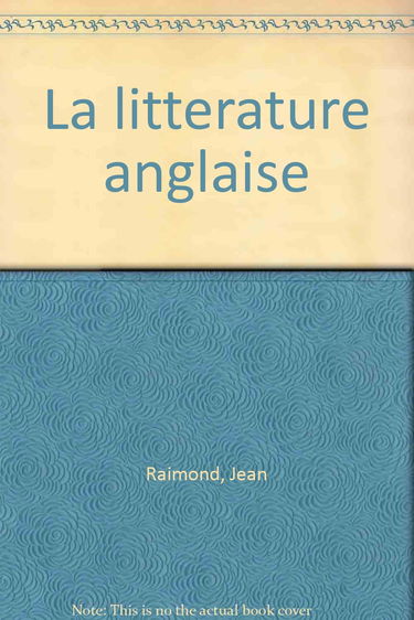 La Littérature anglaise