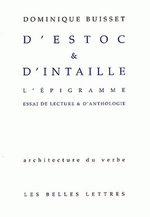 D'estoc et d'intaille : l'épigramme