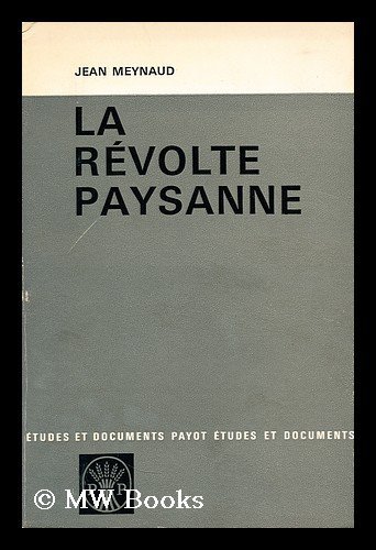 Couverture de La Revolte Paysanne