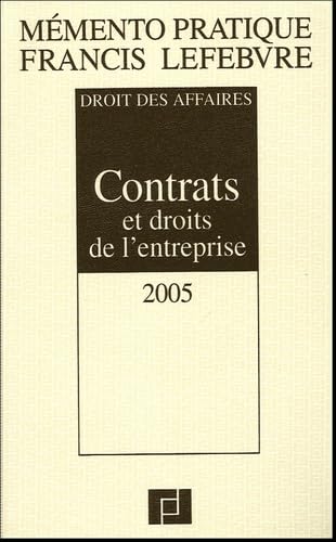 Couverture de Contrats et droits de l'entreprise