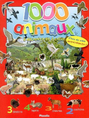 1.000 animaux : à découvrir et à coller