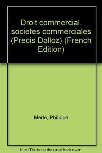 Droit Commercial Societes Commerciales. 5eme Edition