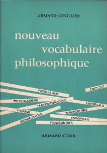 Nouveau vocabulaire philosophique