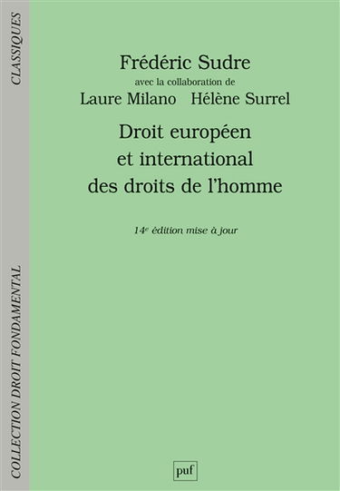 Droit européen et international des droits de l'homme