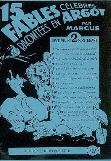 15 fables célèbres racontées en argot. Vol. 2