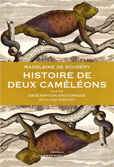 Couverture de Histoire de deux caméléons. Description anatomique d'un caméléon