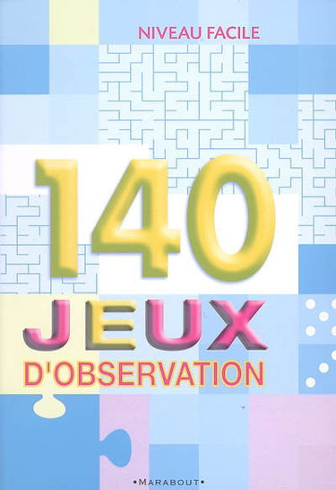 140 jeux d'observation : niveau facile