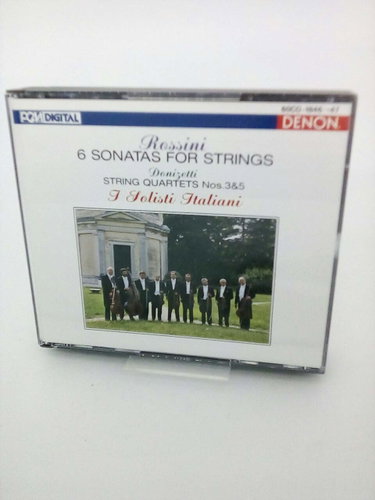 Couverture de Six Sonates pour Cordes