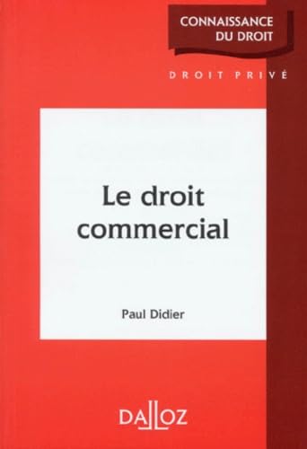 Le droit commercial