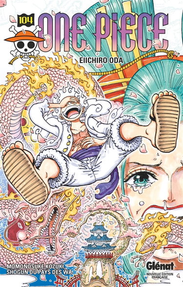 Couverture de One Piece : édition originale. Vol. 104. Momonosuké Kozuki, shogun du pays des Wa