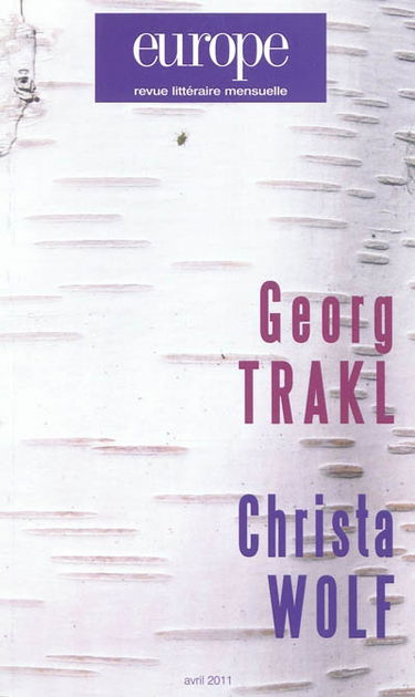 Europe, n° 984. Georg Trakl