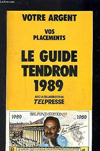 Le Guide Tendron 1989