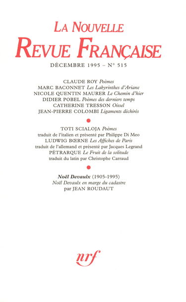 La Nouvelle Revue Française