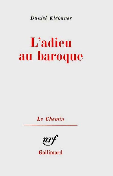 Couverture de L'Adieu au baroque