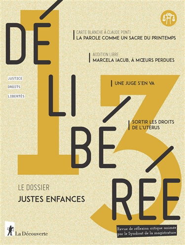 Délibérée, n° 13. Justes enfances